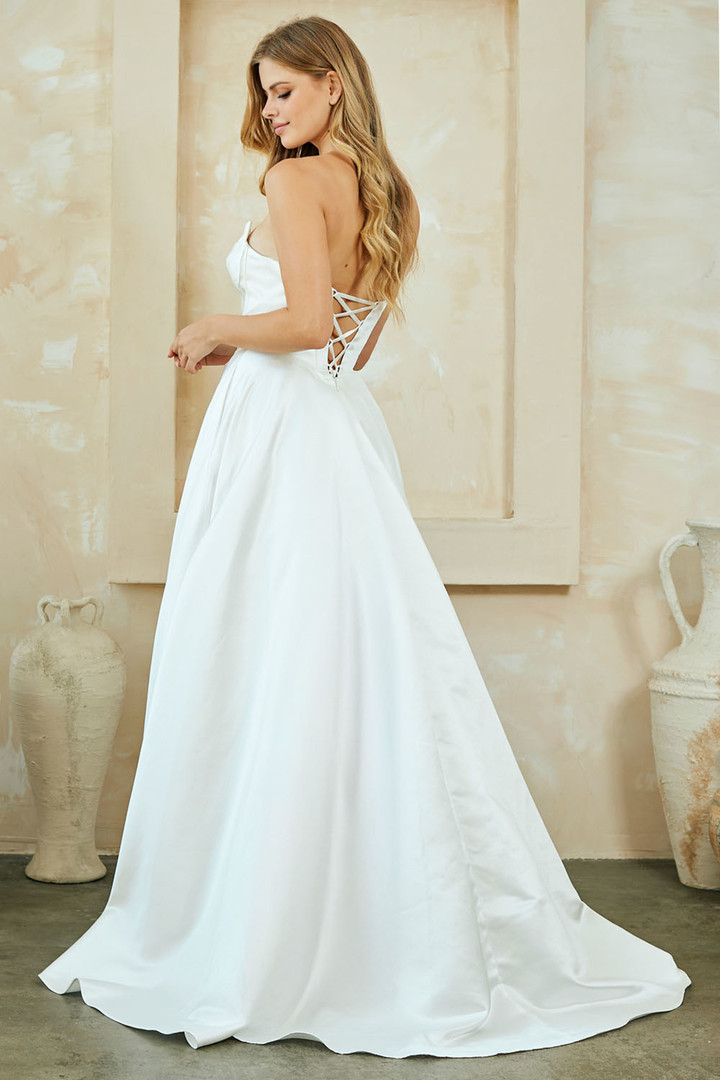 Amelia Couture 5080 Sweetheart Neck Strapless Long Dress