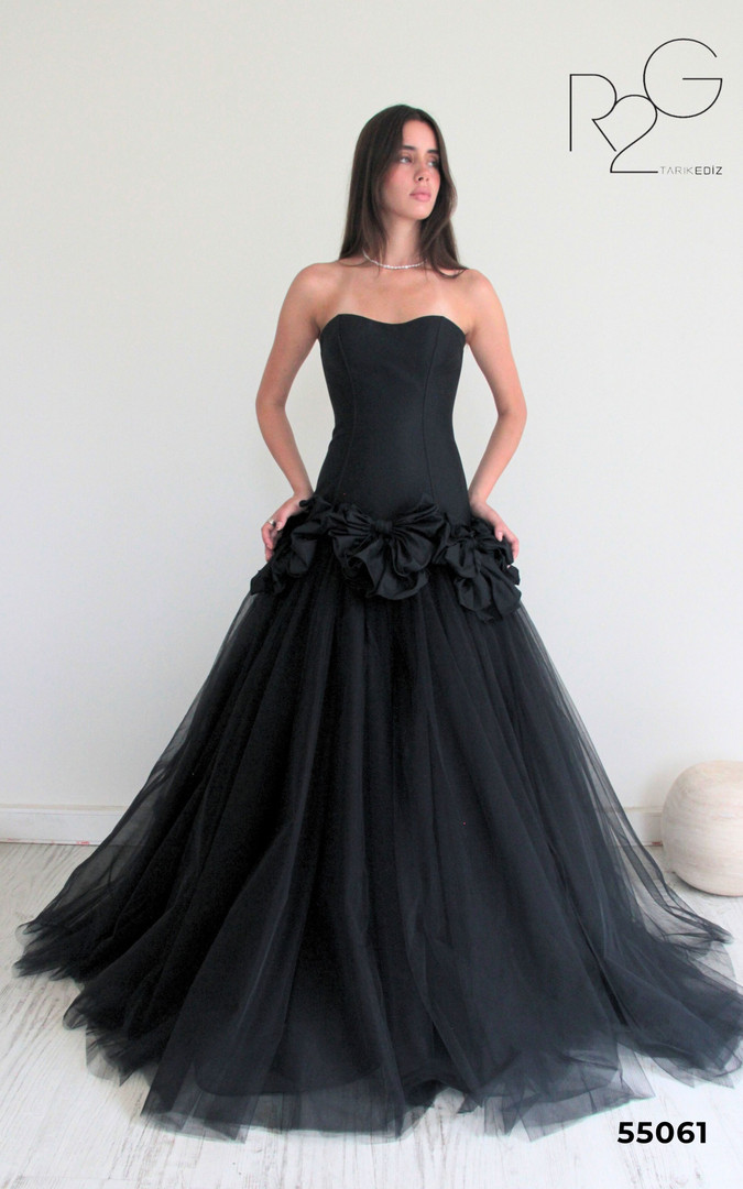 RG2 by Tarik Ediz 55061 Tulle Sweetheart Strapless Dress