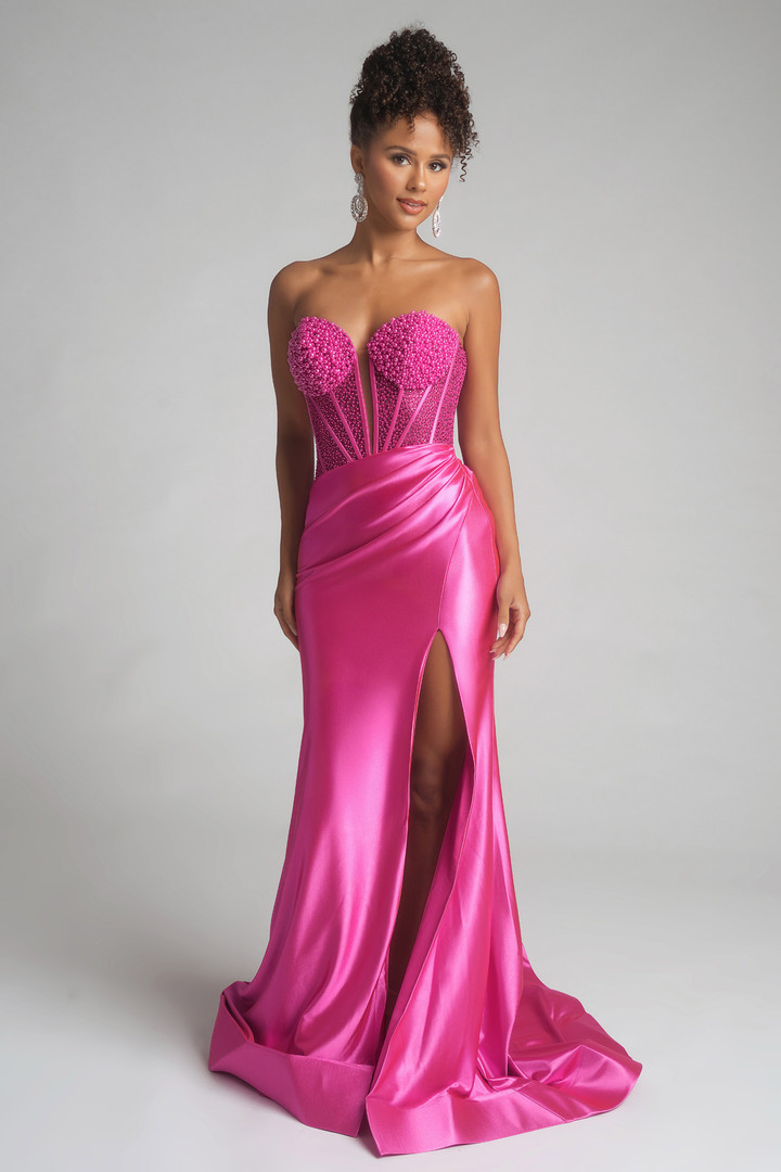 Portia and Scarlett PS26039 Satin Sweetheart Strapless Dress