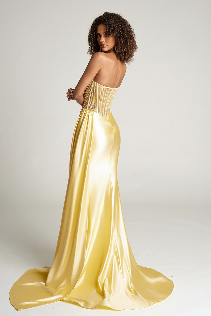 Portia and Scarlett PS26056 Satin Sweetheart Strapless Dress