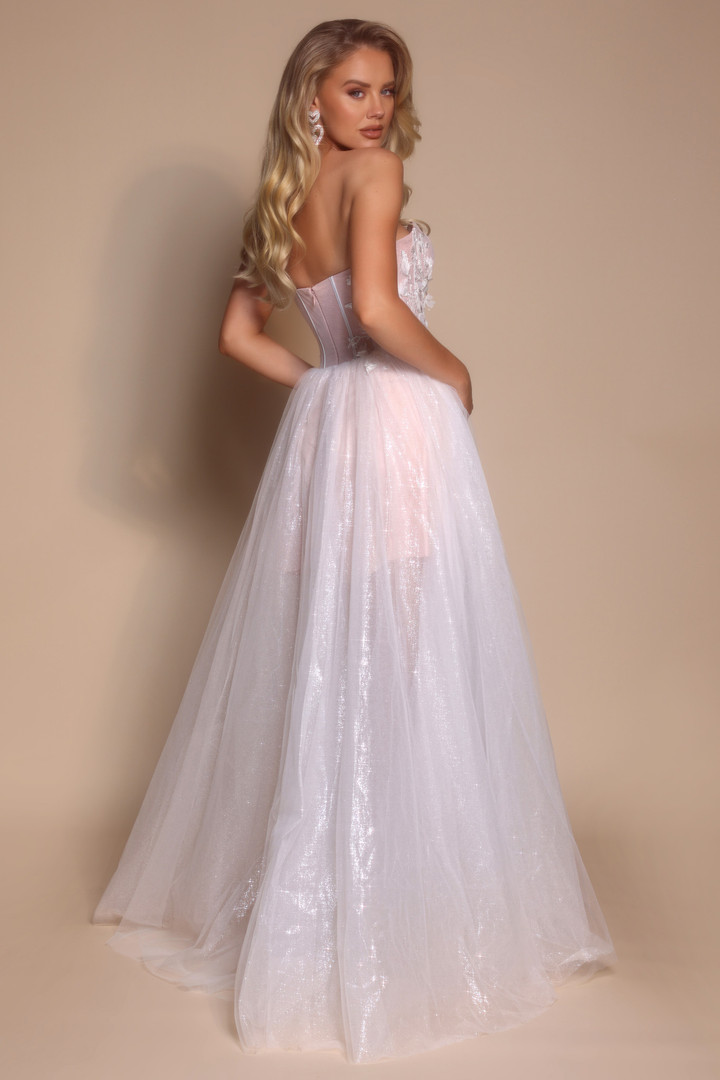 Portia and Scarlett PS26078 Tulle Sweetheart Strapless Dress