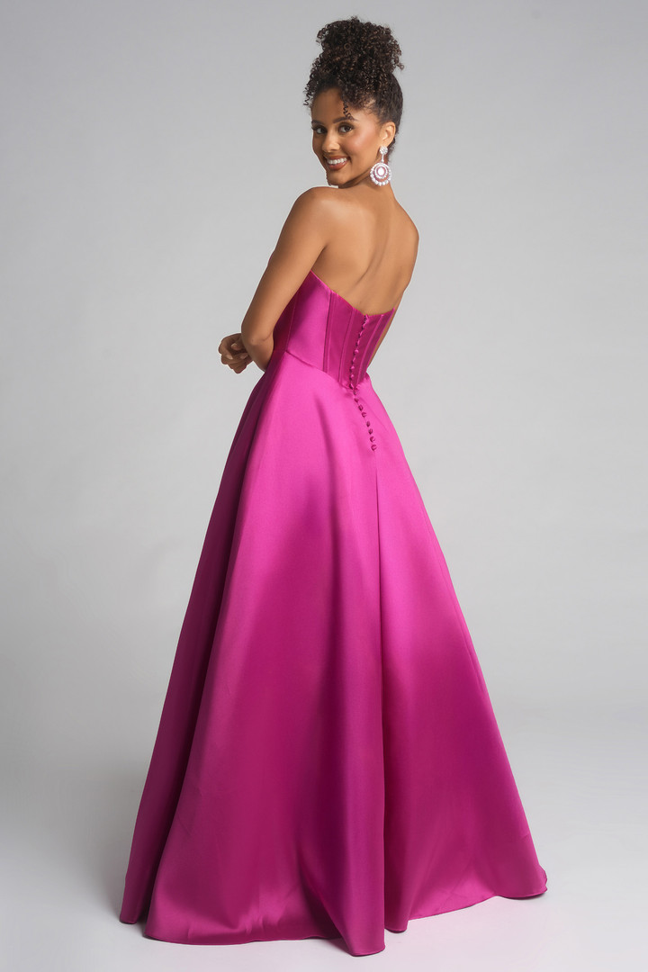 Portia and Scarlett XO124 Taffeta Strapless Corset Ball Gown