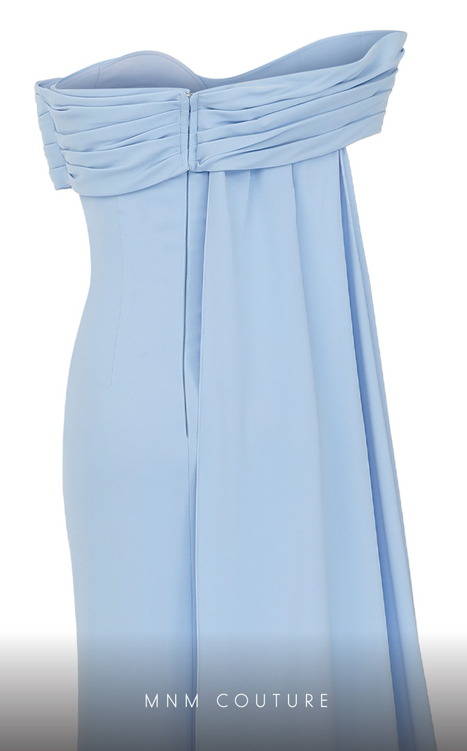 MNM Couture 2718 Off-shoulder Asymmetric Neck Long Gown