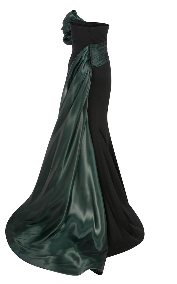 MNM Couture N0559 Rayon Crepe Sweetheart Neckline Long Gown