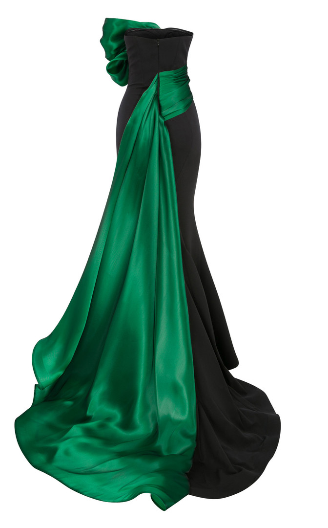 MNM Couture N0559 Rayon Crepe Sweetheart Neckline Long Gown