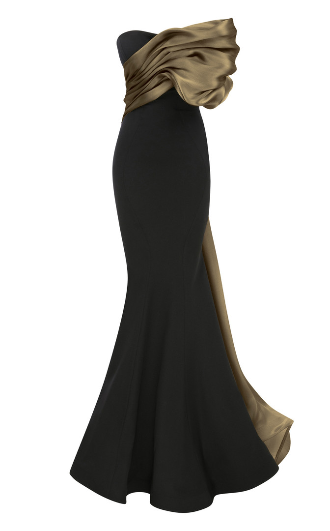 MNM Couture N0559 Rayon Crepe Sweetheart Neckline Long Gown