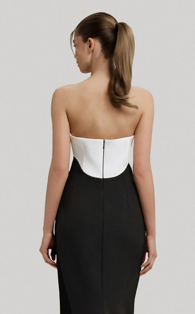 MNM Couture F02917 Floral Sweetheart Neck Strapless Gown