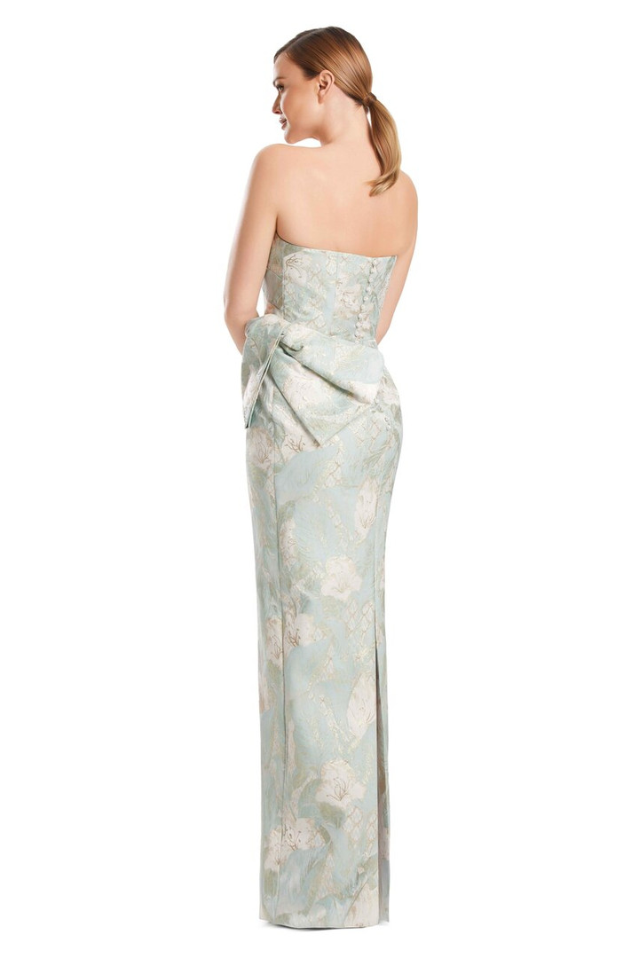 Alexander by Daymor 3221 Brocade Bustier Evening Long Gown