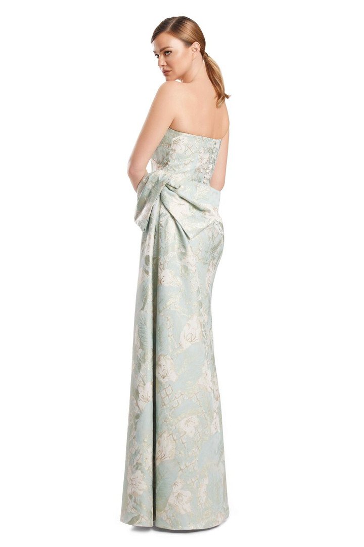 Alexander by Daymor 3221 Brocade Bustier Evening Long Gown