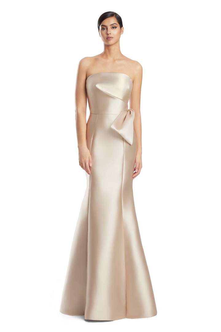 Alexander by Daymor 3222 Satin Twill Evening Long Gown