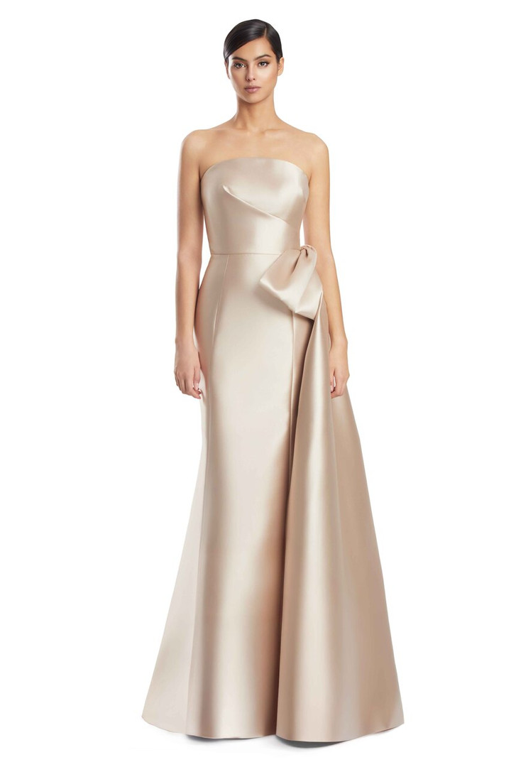 Alexander by Daymor 3222 Satin Twill Evening Long Gown