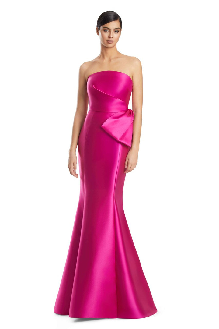 Alexander by Daymor 3222 Satin Twill Evening Long Gown