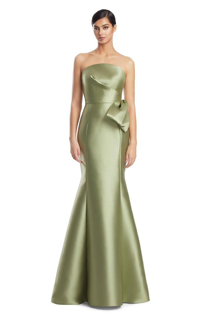 Alexander by Daymor 3222 Satin Twill Evening Long Gown