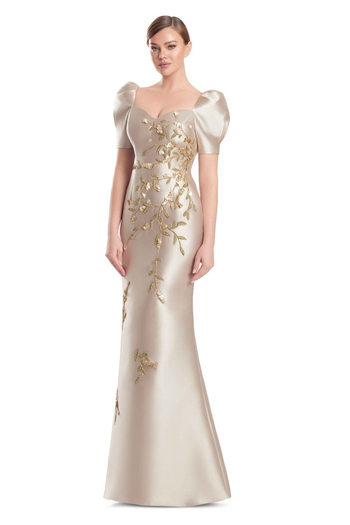 Alexander by Daymor 3227 Satin Twill Sweetheart Neck Gown