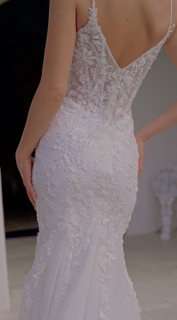 Nox Anabel JE1063L Tulle Lace Sequined Scoop Neck Long Gown