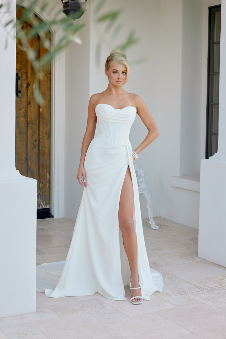 Nox Anabel JE1083 Sweetheart Neck Strapless Wedding Gown