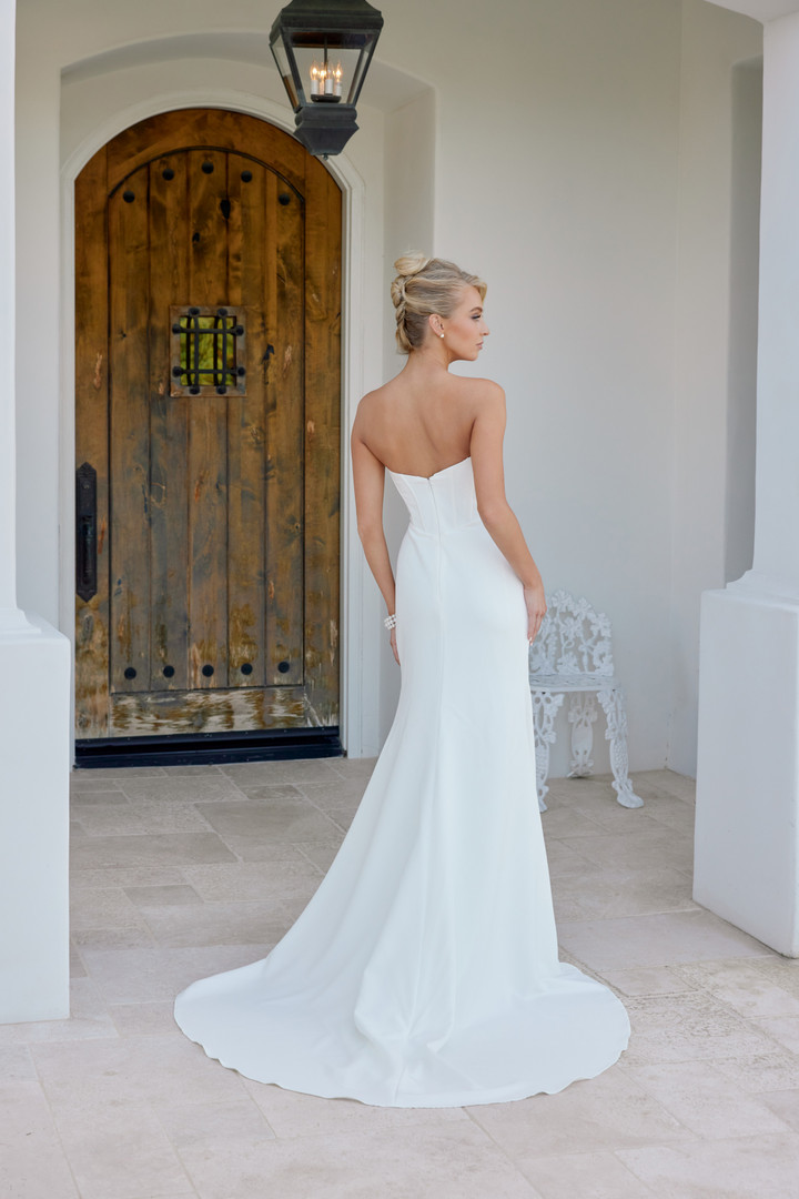Nox Anabel JE1083 Sweetheart Neck Strapless Wedding Gown
