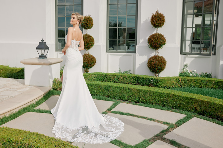 Nox Anabel JW1050 Sweetheart Neck Sleeveless Wedding Gown