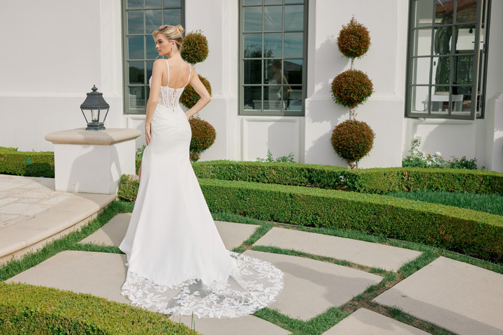 Nox Anabel JW1050 Sweetheart Neck Sleeveless Wedding Gown