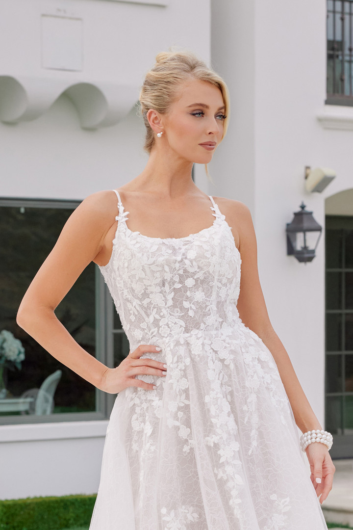 Nox Anabel JE1074L Scoop Neckline Sleeveless Long Gown