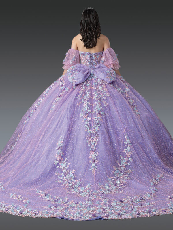 Dancing Queen 1979 Beaded Off-Shoulder Quinceanera Dress