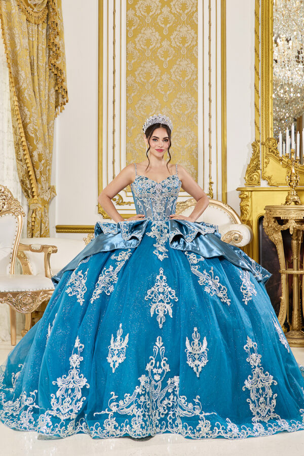 Dancing Queen 5125 Crystal Embellished Quinceanera Dress