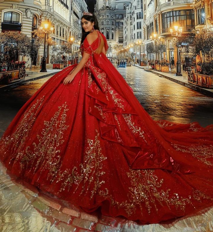 Princesa by Ariana Vara PR30222 Double-Tier Sweetheart Gown