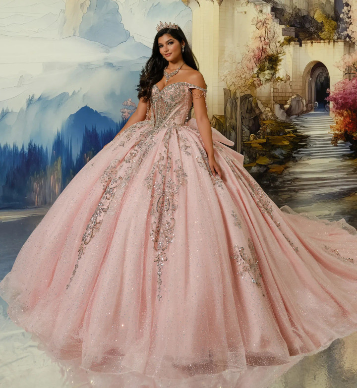 Princesa by Ariana Vara PR30231 Crinoline Off-Shoulder Gown