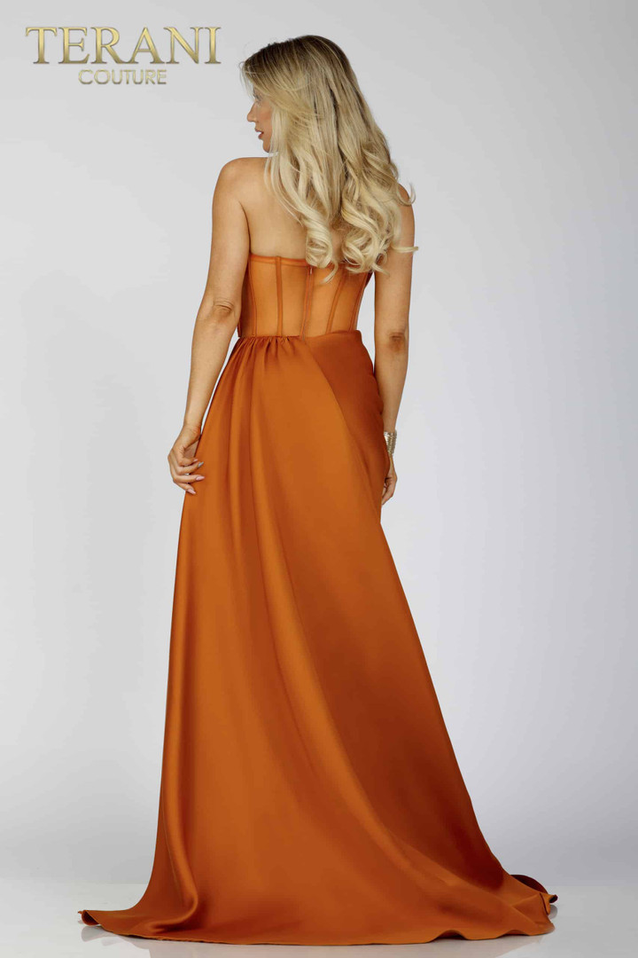 Terani Couture 2111P4020 Sweetheart Neck Strapless Dress