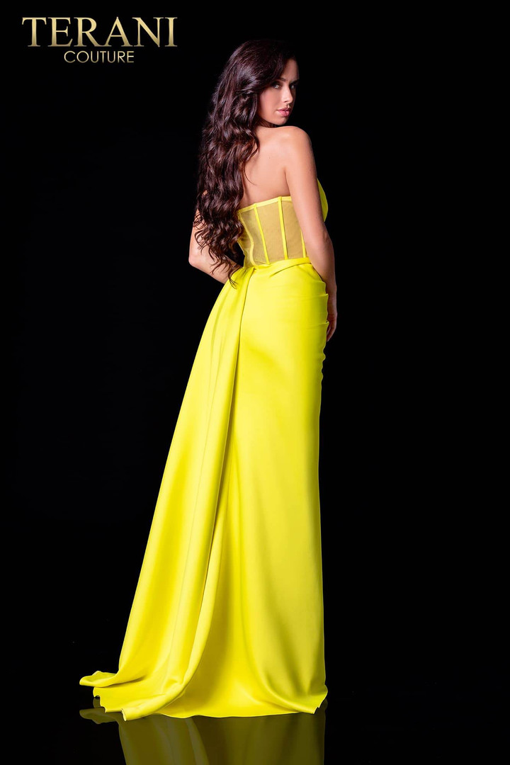 Terani Couture 2111P4020 Sweetheart Neck Strapless Dress