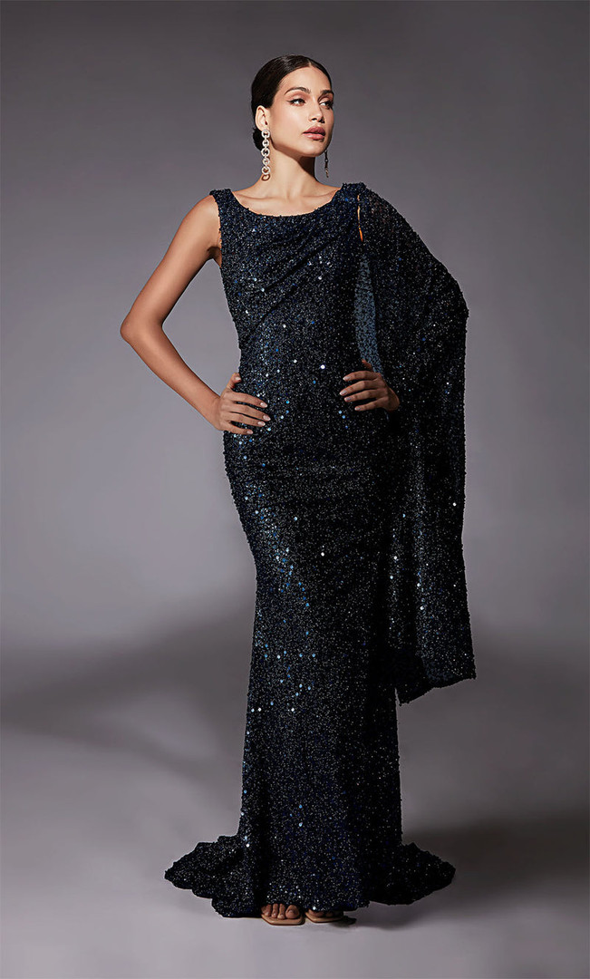 Alyce Paris 27772 Beaded Glitter Tulle Scoop Neck Gown