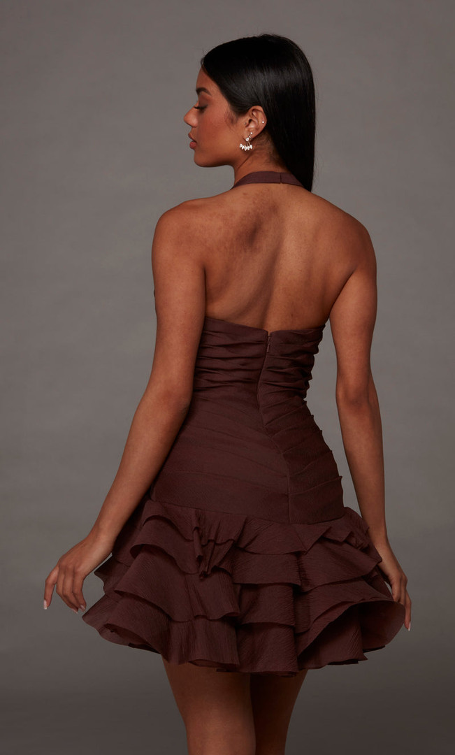 Alyce Paris 30127 Crinkle Organza Sweetheart Short Dress