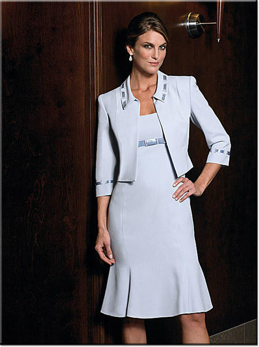 Alexander by Daymor 1130 Short Two-piece Jacket Dress