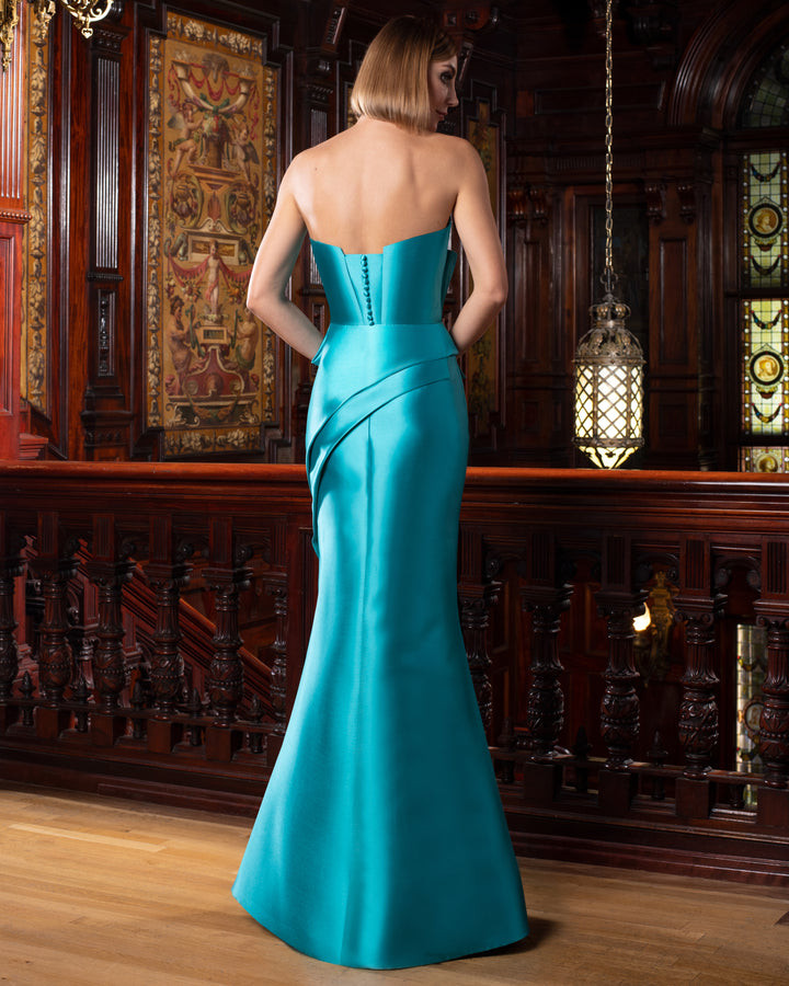 Alexander by Daymor 1558 High-quality Satin Strapless Gown