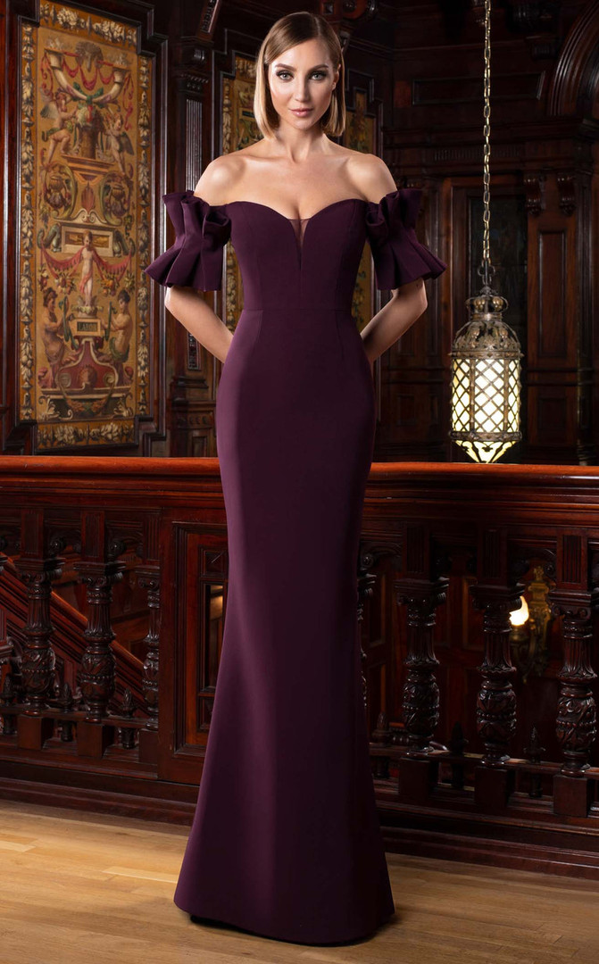 Alexander by Daymor 1569 Sweetheart Neck Off-shoulder Dress