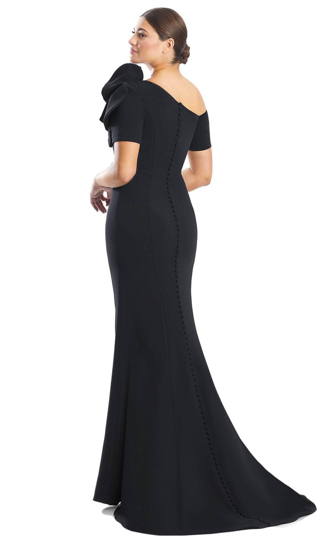 Alexander by Daymor 1762S23 Asymmetric One shoulder Gown