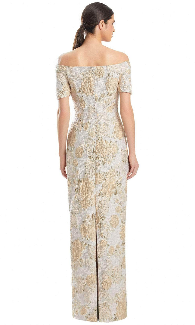Alexander by Daymor 1955S24 Off-Shoulder Short Sleeves Gown