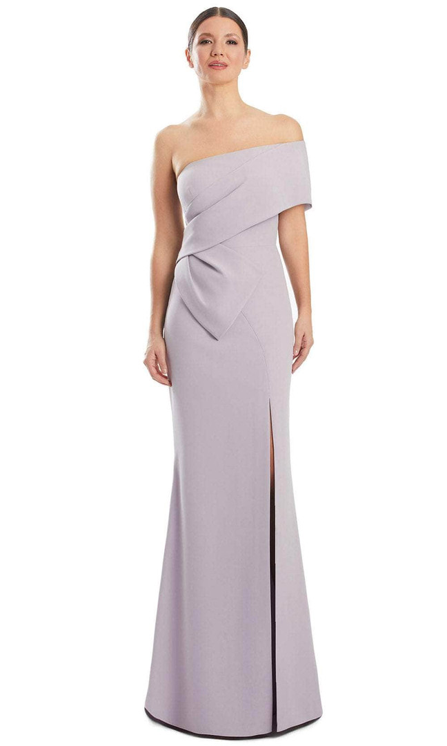Alexander by Daymor 1981S24 One Shoulder Sleeve Sheath Dress