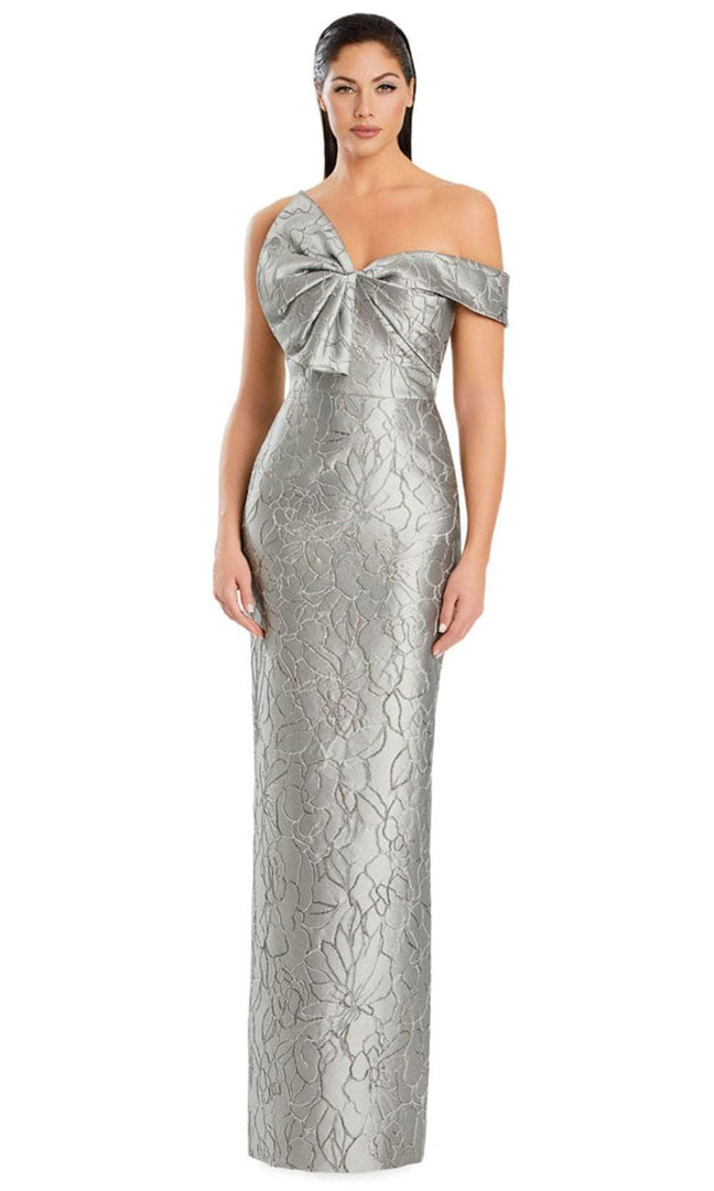 Alexander by Daymor 3053S25 Asymmetrical Off Shoulder Gown
