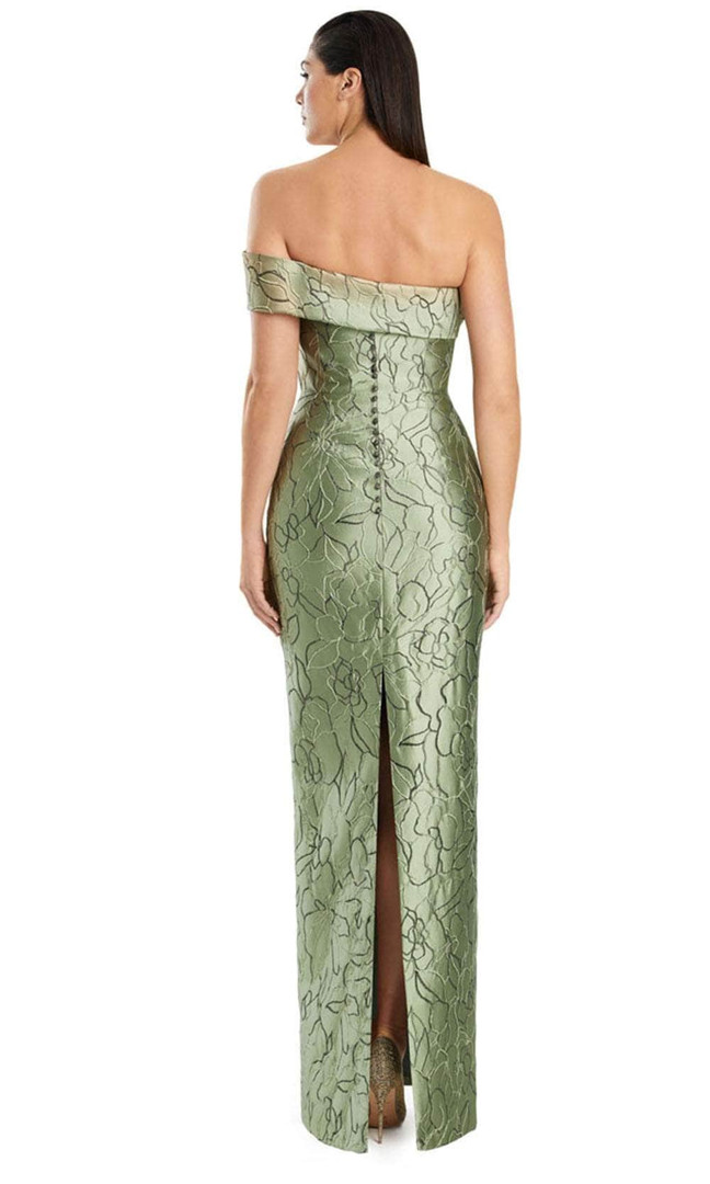 Alexander by Daymor 3053S25 Asymmetrical Off Shoulder Gown