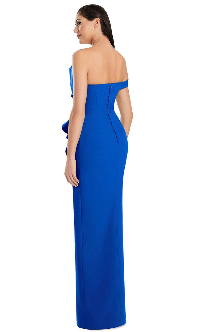 Alexander by Daymor 3065S25 Asymmetric Off Shoulder Gown