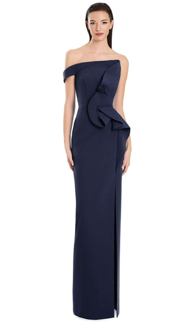 Alexander by Daymor 3065S25 Asymmetric Off Shoulder Gown