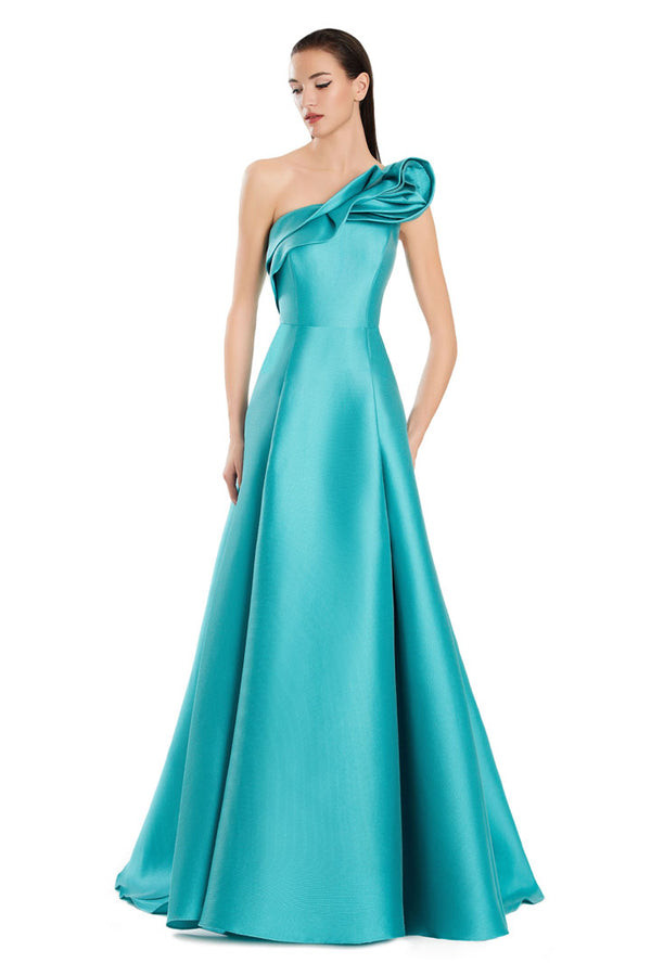 Alexander by Daymor 3075S25 Asymmetric One-shoulder Dress