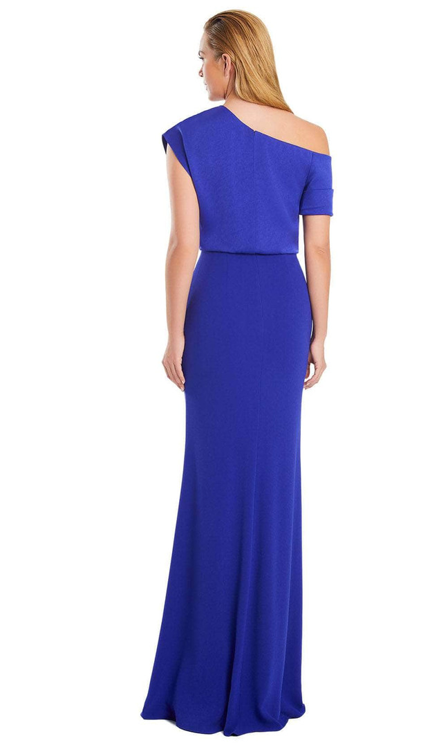 Alexander by Daymor 3083S25 Asymmetric Short Sleeve Gown