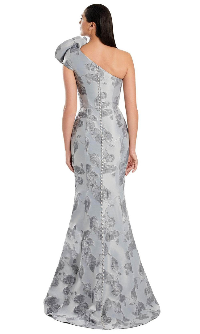 Alexander by Daymor 3085S25 Textured One Shoulder Long Gown
