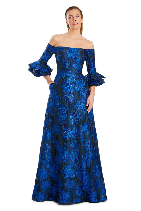 Alexander by Daymor 3092S25 Jacquard Printed Pocket Dress