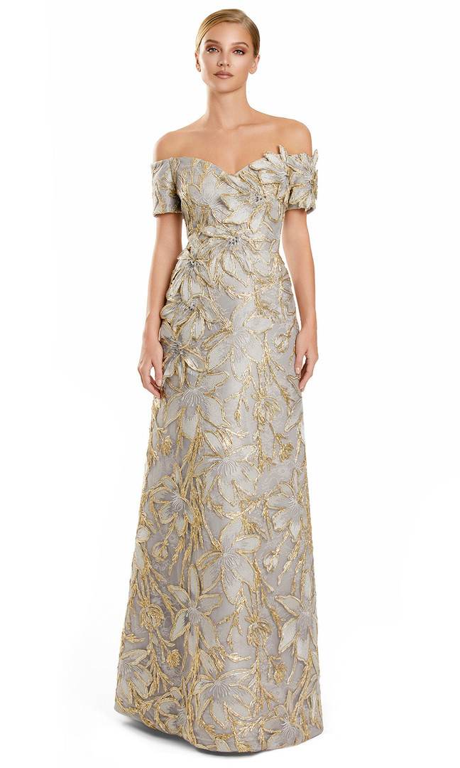 Alexander by Daymor 3100F25 Floral Embellishments Long Gown