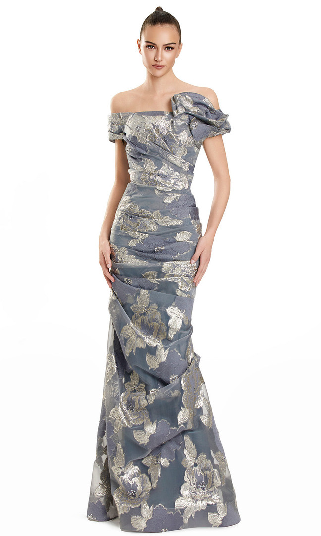 Alexander by Daymor 3102F25 Floral Embellished Long Gown