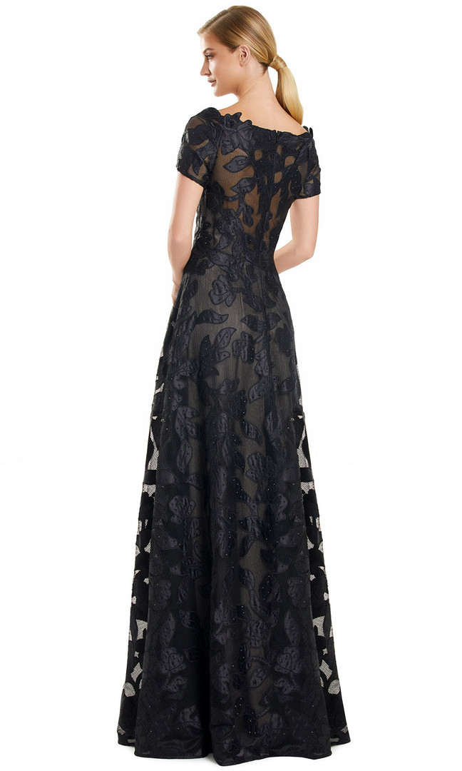 Alexander by Daymor 3113F25 Embroidered Off Shoulder Gown