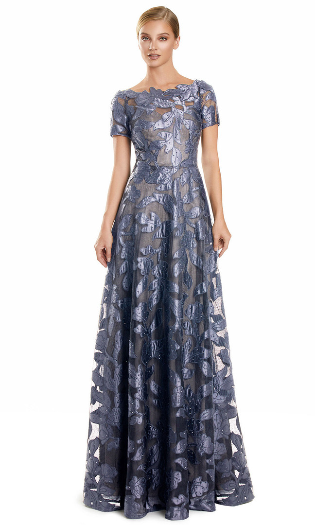 Alexander by Daymor 3113F25 Embroidered Off Shoulder Gown